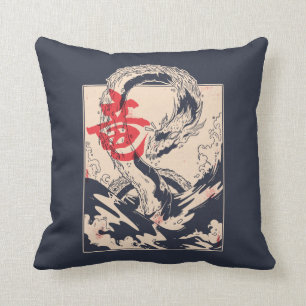 Almofada Dragão do Mar Japonês