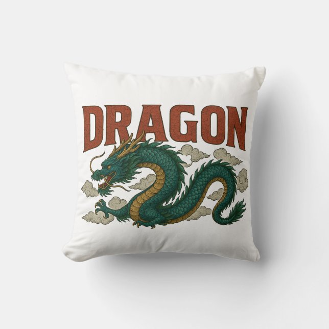 Almofada Dragão único criativo (Frente)