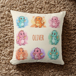 Almofada Dragões Bebês Divertidos Personalizados