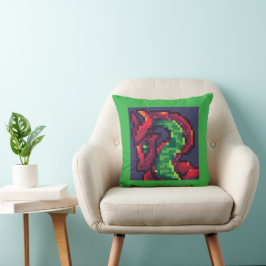 Almofada Dragon, Pixel Art, pixelart