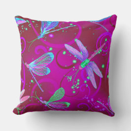 Almofada Dragonflies rosa