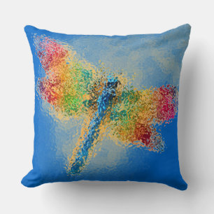 Almofada Dragonfly de vidro (azul)
