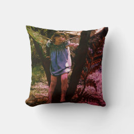 Almofada Dragonfly Fairy Girl in Moonlight