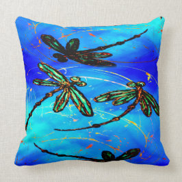 Almofada Dragonfly Flix Electric Blue