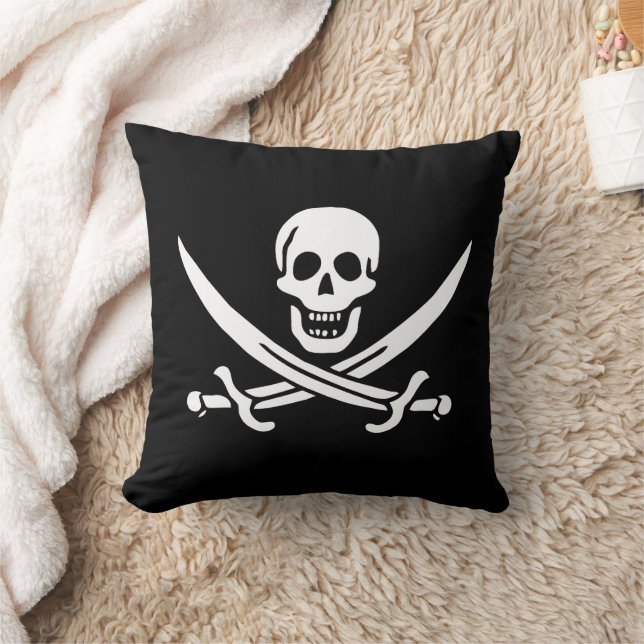Almofada Drapeau Pirate Jolly Roger (Cobertor)