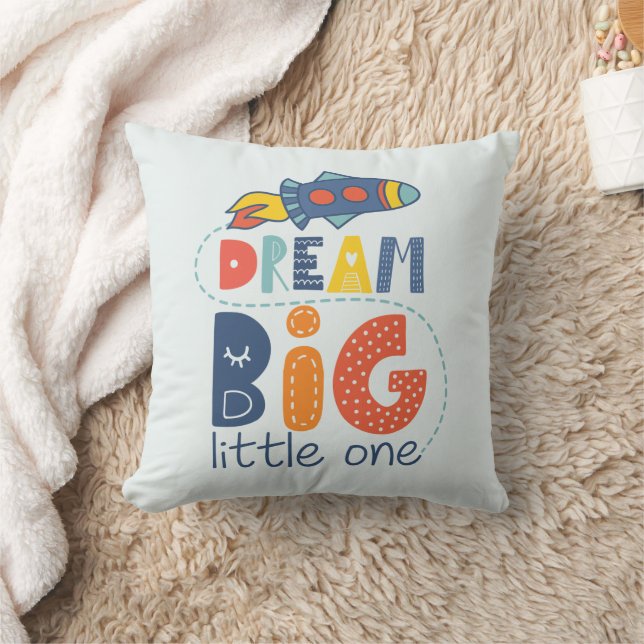 Almofada Dream Big Little One Rocket (Cobertor)