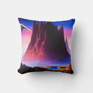 Almofada Dream World Oil Painting