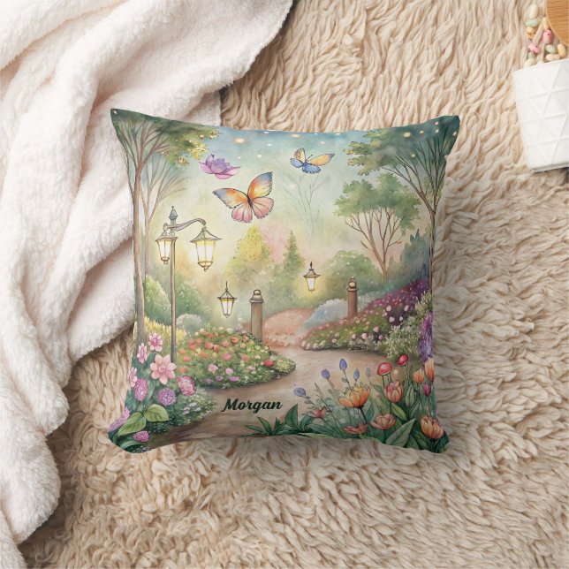 Almofada Dreamfly Butterfly Garden Path - Jardim Encantado (Cobertor)