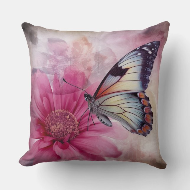 Almofada Dreamfly na Canvas Floral (Frente)