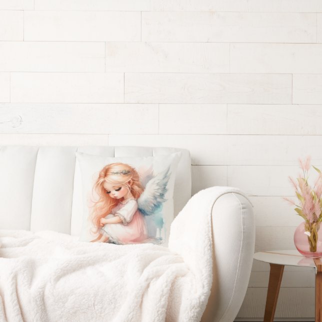 Almofada Dreamy angel, garota pastel, arte de fada (Sofá)