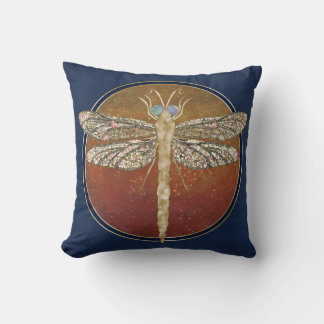 Almofada Dreamy Dragonfly “Messenger of Gilded Night”