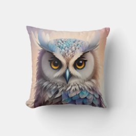 Almofada Dreamy Fantasy Owl Soft Pastel Colors