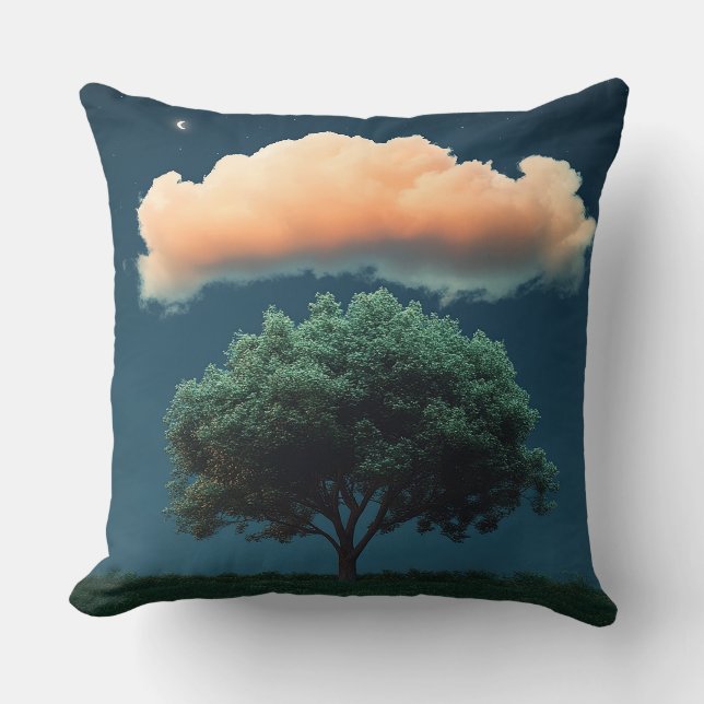 Almofada Dreamy Tree and Cloud (Frente)