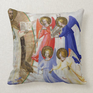 Almofada ds 558 f.67v St Dominic com quatro anjos musicais,