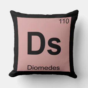 Almofada Ds - Tabela Periódica de Química Grega de Diomedes
