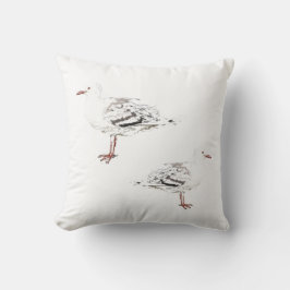 Almofada Duas gaivotas Travesseiro decorativo de Cushion de