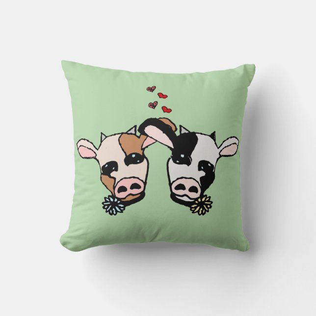 Almofada Duas Vacas Mugem (Frente)