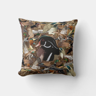 Almofada Duck Hunting Décor, Travesseiro decorativo de Caça