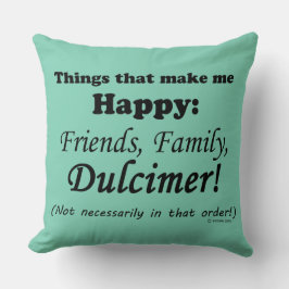 Almofada Dulcimer Me Faz Feliz