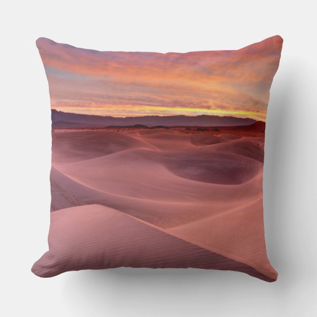 Almofada Dunas de areia rosa, Vale da Morte, CA (Frente)