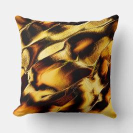 Almofada Dunas rugosas do ouro queimado