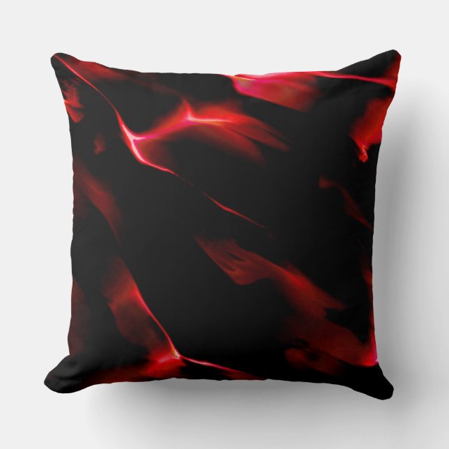 Almofada Dunas vermelhas sob escuridão noturna (Frente)