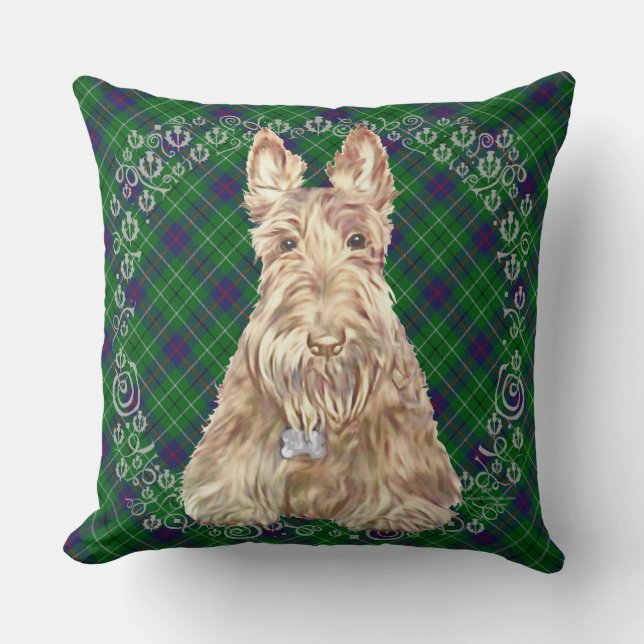 Almofada Duncan Tartan Scottie (Frente)
