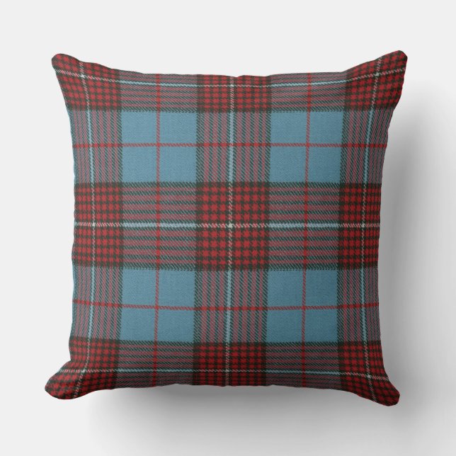 Almofada Duquesa da Praça Tartan Original Kent (Frente)
