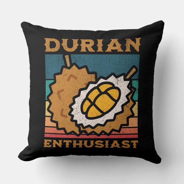 Almofada Durian Entusiasta Funny Durian Lover (Frente)