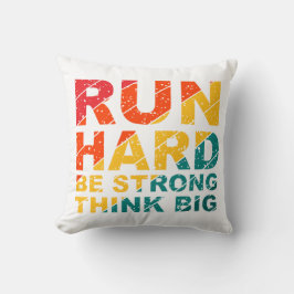 Almofada Duro, seja forte, pense grande