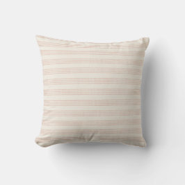 Almofada Dusty Rosa Modern Minimalist Stripe Boho