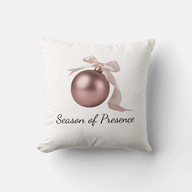 Almofada Dusty Rose Pillow | Holiday decor (Frente)