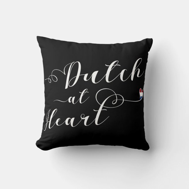 Almofada Dutch In Heart Throw Cushion, Holanda (Frente)