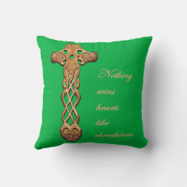 Almofada Dwynwen Nothing Wins Hearts Like Cheerfulness