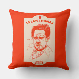 Almofada Dylan Thomas Welsh Poet