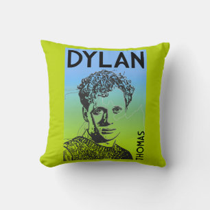 Almofada Dylan Thomas Welsh Poet