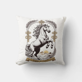 Almofada Dynamic Horse Emblem, Chinese New Year Gift