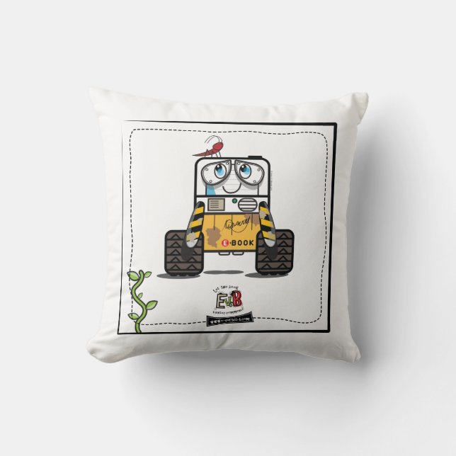 Almofada E a caneca 'EBook do ebook (Frente)