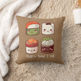Almofada É assim que eu faço "Cute Kawaii Sushi"