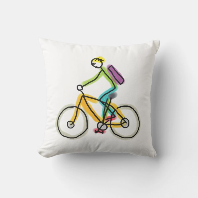 Almofada E-Bike Stickman (Frente)