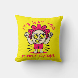 Almofada É DEMAIS PESSOAS DO LADO DE FORA engraçadinho