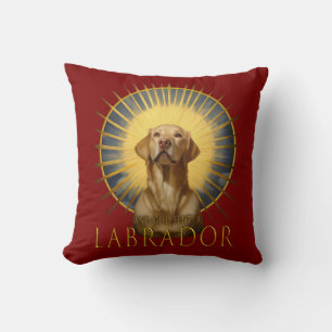 Almofada E Deus enviou uma arte Engraçada Labrador