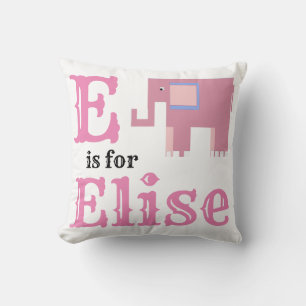 Almofada E é para a menina Elise