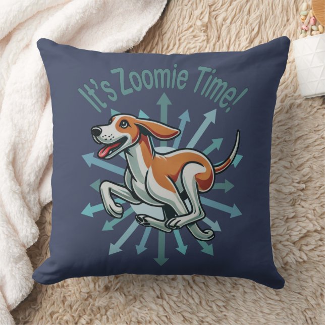 Almofada É Hora do Zoomie American Fox Hound (Cobertor)