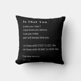Almofada É isso que eu vejo, amor poesia decor