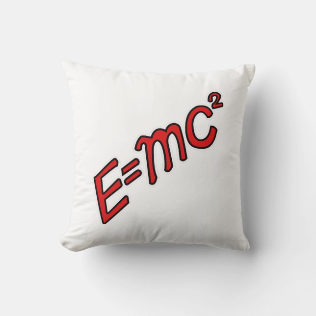 Almofada E = mc² – Modo Gênio Ativado (Frente)