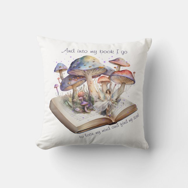 Almofada E No Meu Livro Vou Ao Perder Da Minha Mente E Enco (Frente)