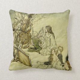 Almofada E uma canção feericamente - Arthur Rackham