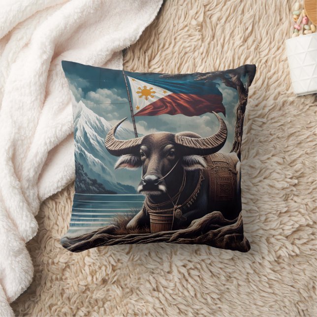 Almofada Eagle Emblem with American Flag Design (Cobertor)