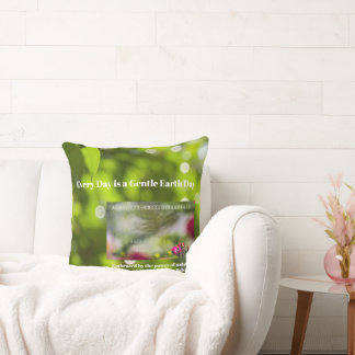 Almofada Earth Day Gift 🌸rosebud   |Throw Pillow 